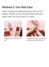 Hyper-Realistic Cat Claw Pink Square Handmade Press-On Nails NF057
