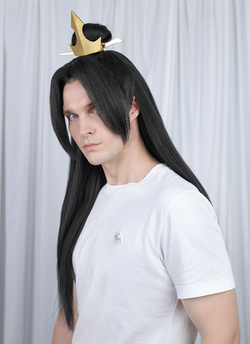 Avatar: The Last Airbender Zuko Black Braided Lace Front Synthetic Wig LF2214