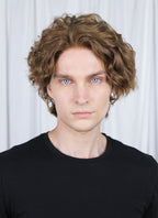 Clair Obscur: Expedition 33 Gustave Brown Curly Lace Front Synthetic Men's Wig LF8054