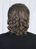 Baldur's Gate 3 Gale Mixed Brown Wavy Lace Front Synthetic Men's Wig LFK5562