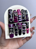 Dopamine Pink Babe-Tone Duck Nails Handmade Press-On Nails NF037