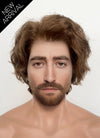 Clair Obscur: Expedition 33 Gustave Brown Curly Lace Front Synthetic Men's Wig LF8054