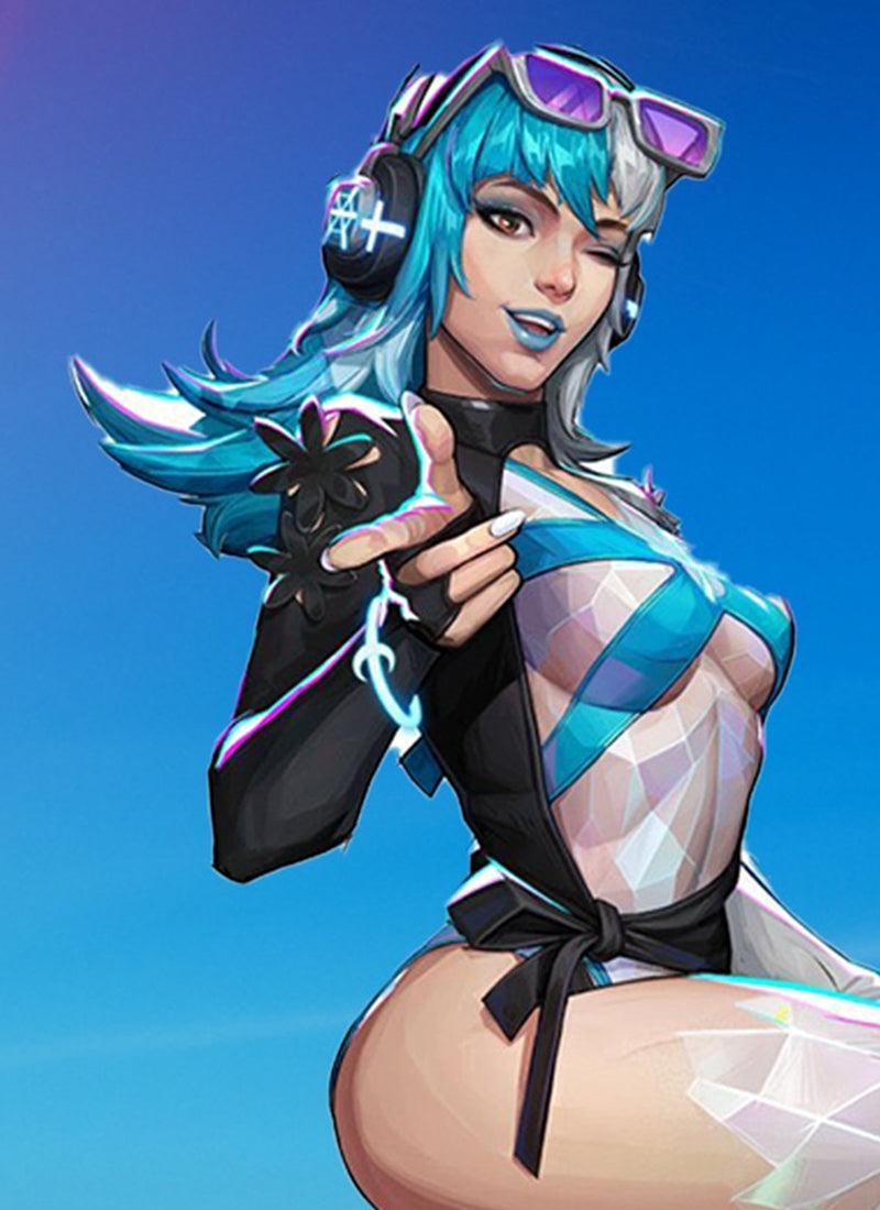 [Confirmed] Marvel Rivals Luna Snow Cool Summer Inspired Wig CMS003