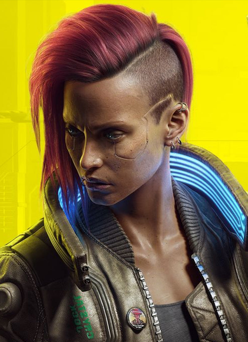 Cyberpunk 2077 V / Valerie Inspired Lace Front Wig CMS009