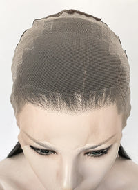 Black Straight Full Lace Kanekalon Synthetic Wig FUL011