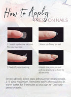 KPop Demon Hunters Saja Boys Baby Inspired Green Square Handmade Press-On Nails NF096