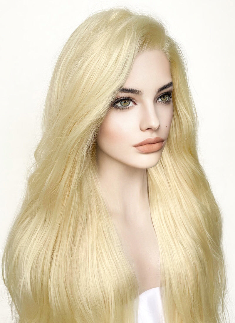 Blonde Wavy Lace Front Synthetic Wig LF1314