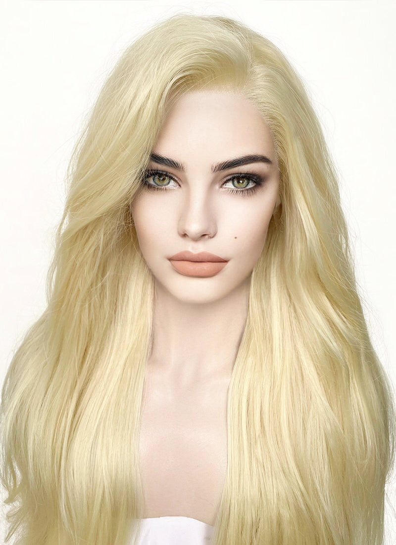 Blonde Wavy Lace Front Synthetic Wig LF1314