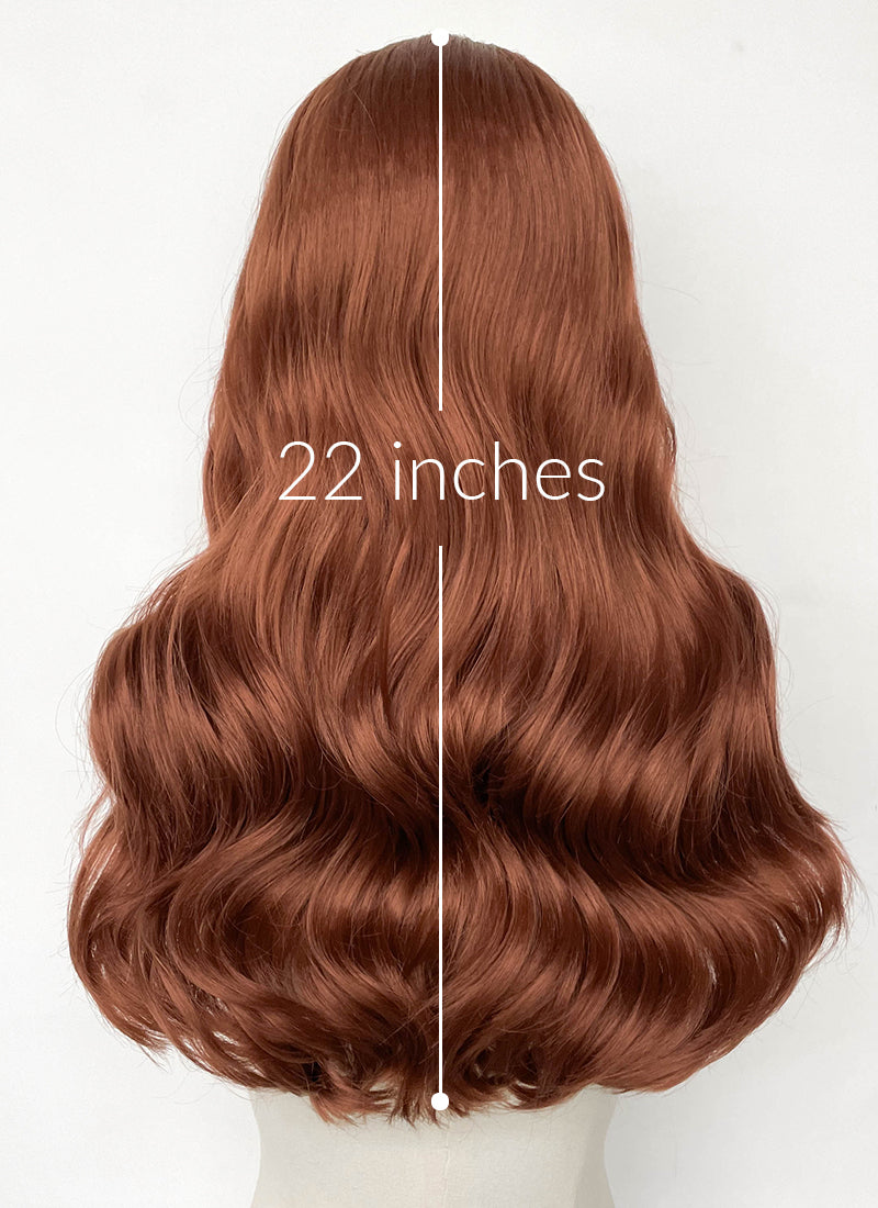 The boys Queen Maeve Ginger Wavy Lace Front Synthetic Hair Wig LF1335