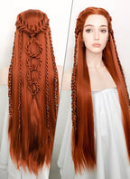 Ginger Braided Yaki Lace Front Synthetic Wig LF2097