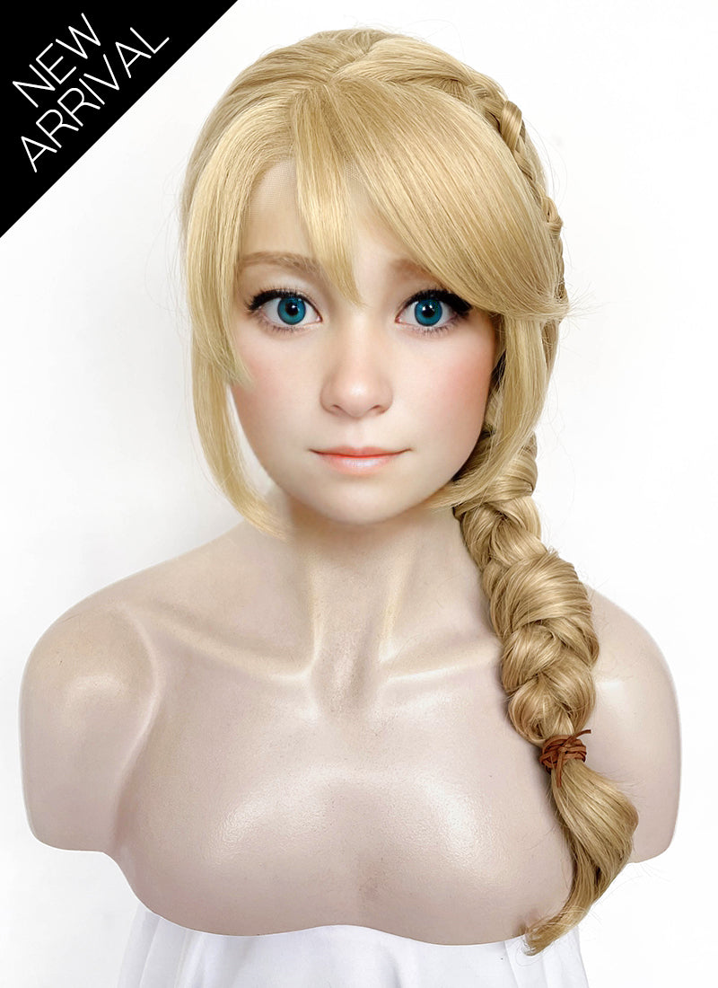 How to Train Your Dragon Astrid Hofferson Blonde Braided Lace Front Synthetic Wig LF2173