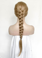 The Last of Us Abby Medium Blonde Braided Lace Front Synthetic Wig LF2174