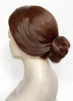 Frankenstein 2025 Elizabeth Harlander Brown Braided Lace Front Synthetic Wig LF2187