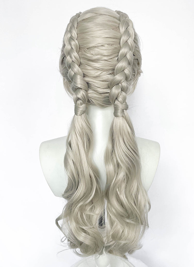 Clair Obscur: Expedition 33 Maelle Auburn Braided Lace Front Synthetic Wig LF2189