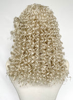 Ash Blonde Braided Lace Front Synthetic Wig LF2203