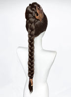Star Wars Princess Leia Brunette Braided Lace Front Synthetic Wig LF2208