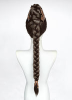 Star Wars Princess Leia Brunette Braided Lace Front Synthetic Wig LF2208