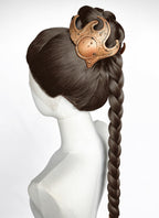 Star Wars Princess Leia Brunette Braided Lace Front Synthetic Wig LF2208