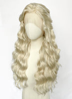 Game of Thrones Daenerys Targaryen Light Ash Blonde Braided Lace Front Synthetic Wig LF2212
