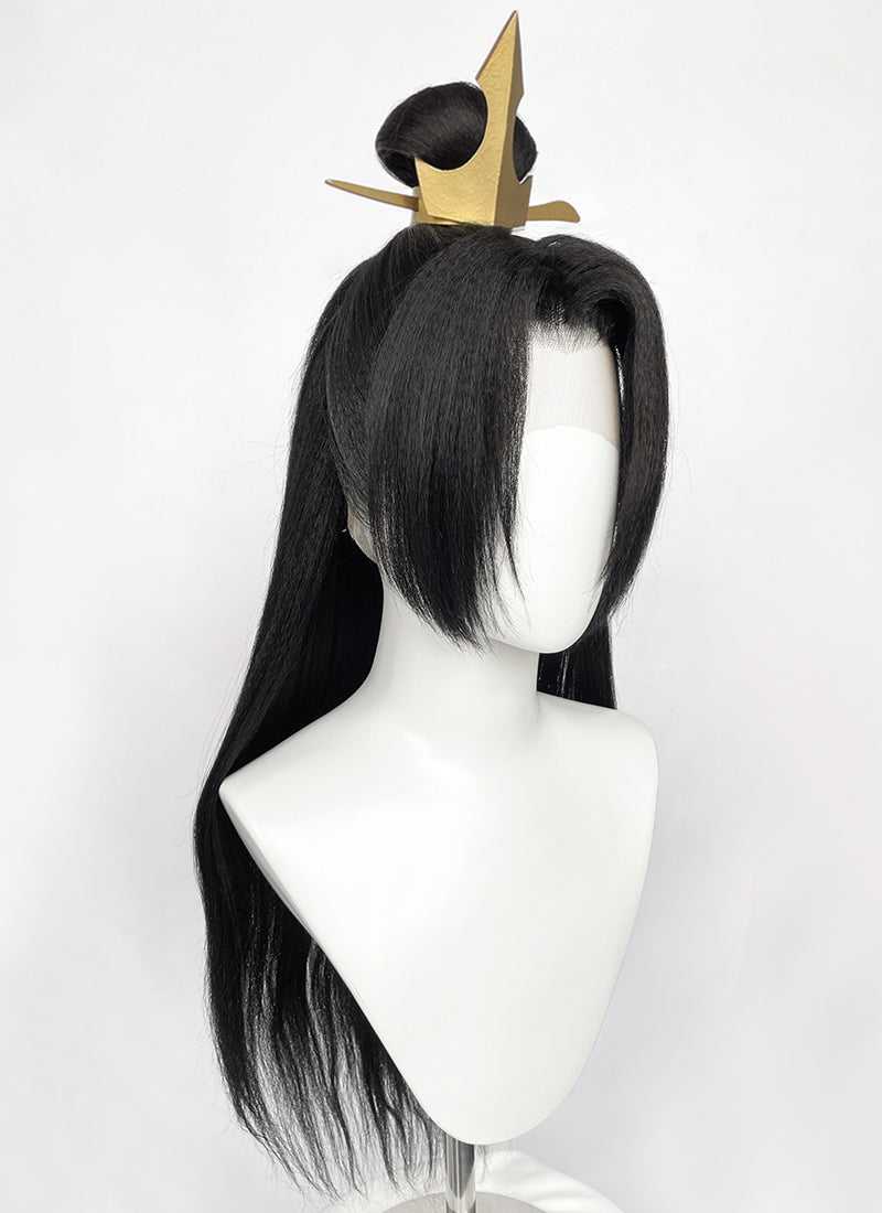 Avatar: The Last Airbender Zuko Black Braided Lace Front Synthetic Wig LF2214