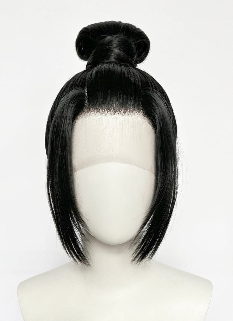 Avatar: The Last Airbender Azula Black Braided Lace Front Synthetic Wig LF2215