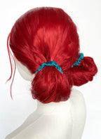 The Witcher 3 Triss Merigold Red Braided Lace Front Synthetic Wig LF2218