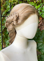 Mixed Blonde Braided Yaki Lace Front Synthetic Wig LF2222
