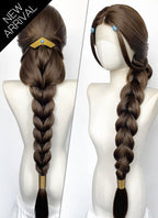 Avatar: The Last Airbender Katara Brunette Braided Lace Front Synthetic Wig LF2229
