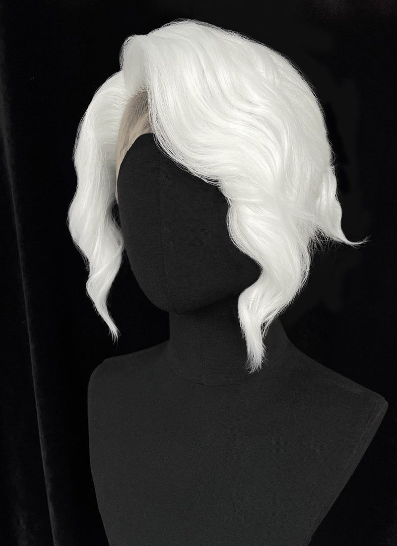 Critical Role: The Legend of Vox Machina Pike Trickfoot White Braided Lace Front Synthetic Wig LF2230
