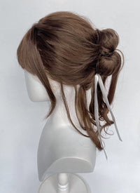 Clair Obscur: Expedition 33 Sciel Brunette Braided Lace Front Kanekalon Synthetic Wig LF2512