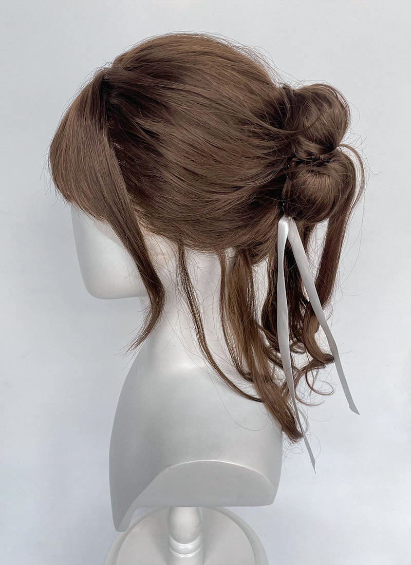 Clair Obscur: Expedition 33 Sciel Brunette Braided Lace Front Kanekalon Synthetic Wig LF2512