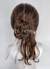 Clair Obscur: Expedition 33 Sciel Brunette Braided Lace Front Kanekalon Synthetic Wig LF2512