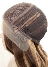 Brown Mixed Blonde Wavy Lace Front Synthetic Wig LF3275