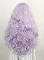 Critical Role Imogen Temult Pastel Purple Wavy Lace Front Synthetic Wig LF5110