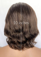 Brunette Wavy Lace Front Synthetic Men's Wig NM023
