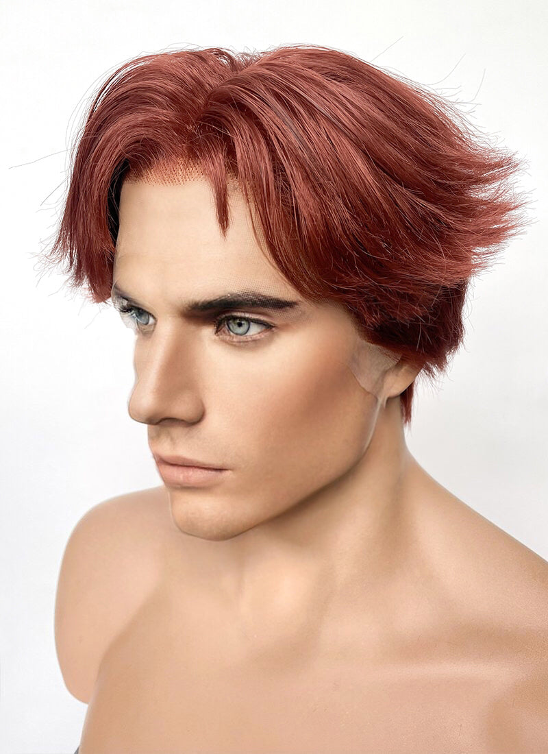X-MEN 97 Cyclops Auburn Straight Lace Front Synthetic Hair Men's Wig LF6055