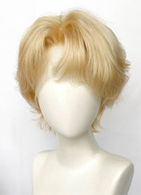 Blonde Wavy Lace Front Synthetic Men's Wig LF6111