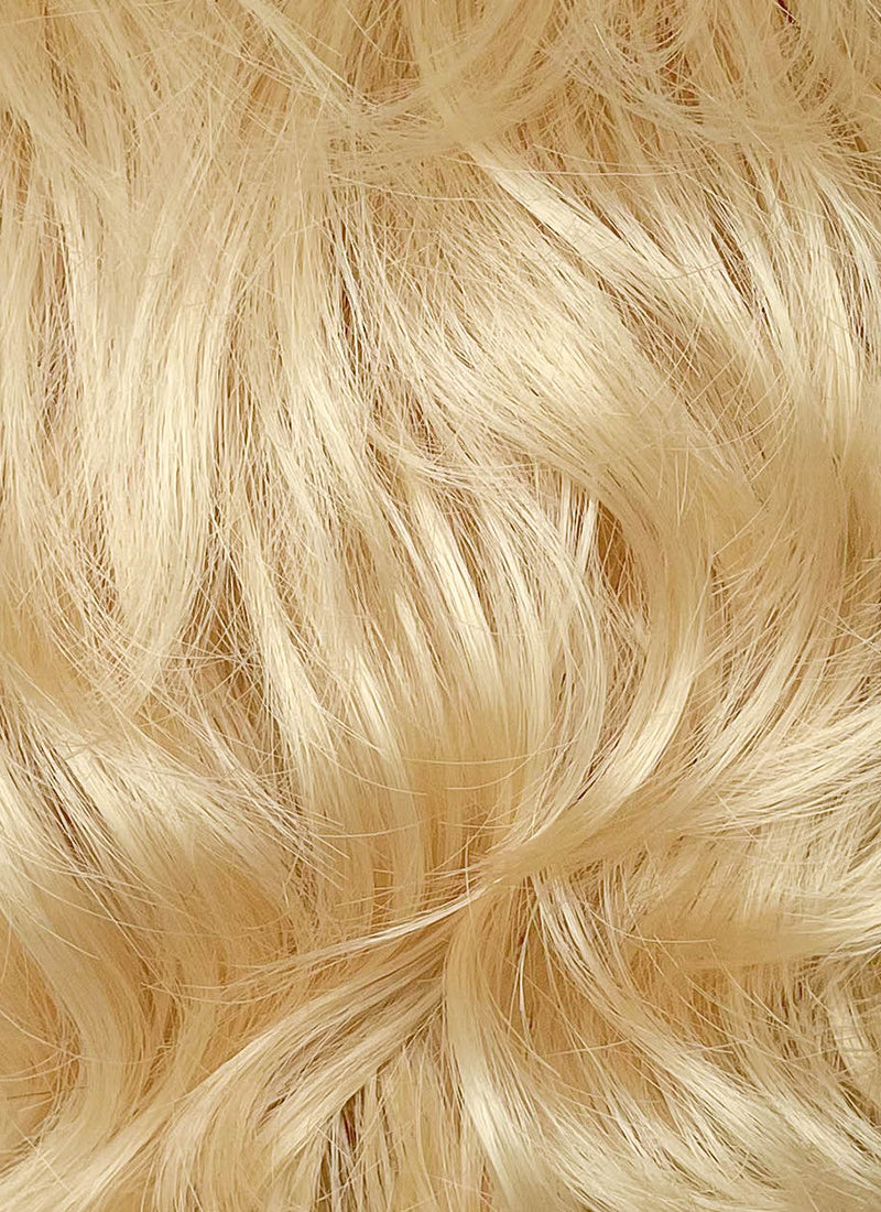 Blonde Wavy Lace Front Synthetic Men's Wig LF6111