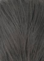 Dark Grey Straight Yaki Lace Front Synthetic Men's Wig NM026