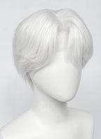 White Straight Lace Front Synthetic Hair Men's Wig LF6135