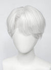 White Straight Lace Front Synthetic Hair Men's Wig LF6135