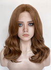 M3GAN 2.0 M3gan Chestnut Brown Wavy Lace Front Synthetic Hair Wig LF6137