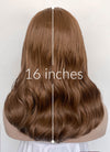 M3GAN 2.0 M3gan Chestnut Brown Wavy Lace Front Synthetic Hair Wig LF6137
