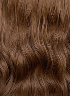 M3GAN 2.0 M3gan Chestnut Brown Wavy Lace Front Synthetic Hair Wig LF6137