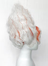 DAN DA DAN Okarun Ken Takakura White Mixed Red Wavy Lace Front Synthetic Men's Wig LF6138