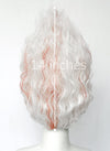 DAN DA DAN Okarun Ken Takakura White Mixed Red Wavy Lace Front Synthetic Men's Wig LF6138