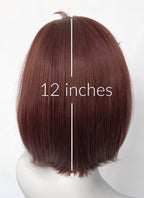 DAN DA DAN Momo Ayase Brunette Straight Bob Lace Front Synthetic Wig LF6139