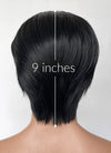 KPop Demon Hunters Saja Boys JINU Jet Black Straight Lace Front Synthetic Men's Wig LF6140