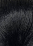 Jet Black Straight Lace Front Synthetic Men's Wig NM027