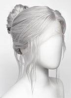 Baldur's Gate 3 Minthara Yaki Silver Grey Braided Lace Front Synthetic Wig LF6152